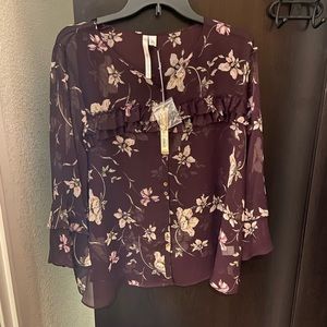 Long Sleeve Floral Top